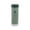 Stanley 16oz Classic Travel Press Hammertone Green -Stanley Store 022 5