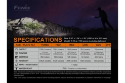 Fenix LD42 XP-L Hi V3 LED Flashlight Black -Stanley Store 11 Ld42 18954.1563288789