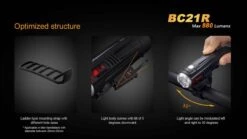 Fenix BC21R USB Rechargable Bicycle Light 880 Lumens -Stanley Store 12 BC21R 71061.1450900824