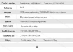 Mobi Garden Camping Tent 3P -Stanley Store 14 1