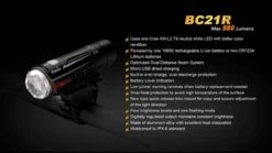 Fenix BC21R USB Rechargable Bicycle Light 880 Lumens -Stanley Store 16 BC21R 66535.1450900824