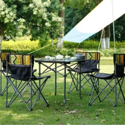 Hewolf 5pcs Set Camping Foldable Table And Chairs -Stanley Store 1746 14 1