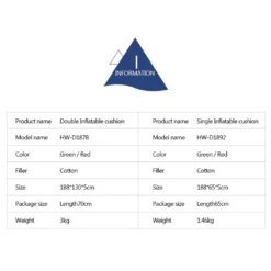 Hewolf Inflatable Mat Orange - Single/Double -Stanley Store 18781