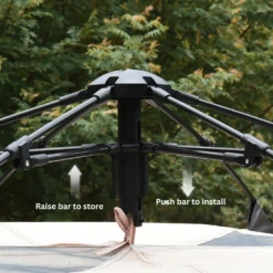 CSTUR Fast Pitch Camping Tent- Black Silver -Stanley Store 1 b60375ae b816 4d25 b21f ca352ffa42a8