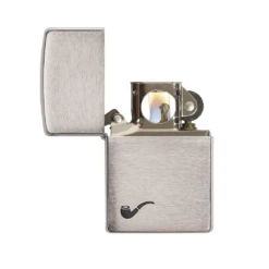 Zippo 200pl Pipe Brushed Chrome - Refillable Windproof Lighter -Stanley Store 200pl 2