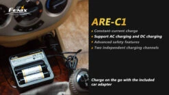 Fenix ARE-C1 18650 Battery Charger -Stanley Store 20131259242231378