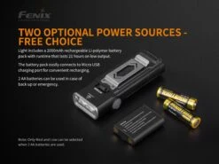 Fenix WT20R XP-G2 S2 Multi-Functional Work LED Flashlight -Stanley Store 20196514064526947
