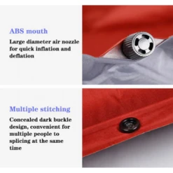 Hewolf Inflatable Mat Orange - Single/Double -Stanley Store 222