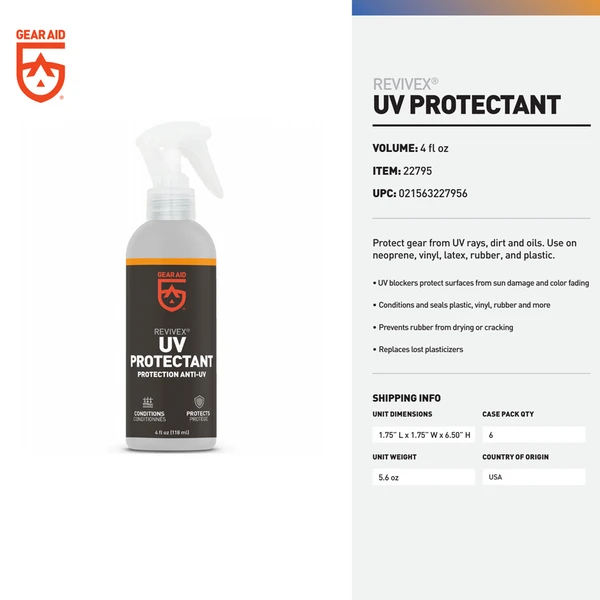 Gear Aid Revivex UV Protectant 4 Fl Oz 9 Gear Aid Revivex UV Protectant 4 Fl Oz - Image 7