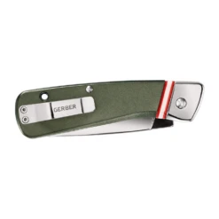 Gerber Straightlace Pocket Clip Knife With Fine Edge Green -Stanley Store 30 001663 3