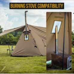 OneTigris Roc Shield Bushcraft Tent TC Version - Ranger Green -Stanley Store 3 7f28cd69 9a99 413b 9aad 221c45159f64