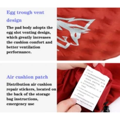 Hewolf Inflatable Mat Orange - Single/Double -Stanley Store 444