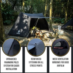 OneTigris Solo Homestead Camping Tent - Black 10 OneTigris Solo Homestead Camping Tent - Black -Stanley Store 4 7d3c17b6 6a61 4bde aa75 41a975bbf173