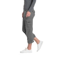 Kuhl W's Kontra Cargo Pant - Carbon -Stanley Store 6065 splas roll up carbon rolled side cc pdp photo