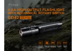 Fenix LD42 XP-L Hi V3 LED Flashlight Black -Stanley Store 8 LD42 38165.1563288791
