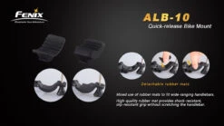 Fenix ALB-10 New Bicycle Mount -Stanley Store ALB 10 6 91736 85526.1443049099