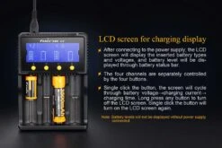 Fenix ARE-C2+ 4-Slot Charger (EURO) -Stanley Store ARE C2plus battery charger included