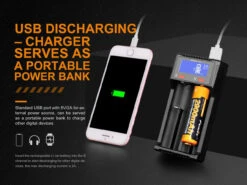 Fenix ARE-D2 Micro USB Dual Channel Smart Charger -Stanley Store ARE D2 E 05 57003.1559144992
