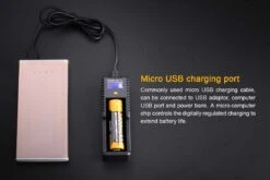 Fenix ARE-X1+ Smart USB Battery Charger -Stanley Store ARE X1plus battery charger charge device