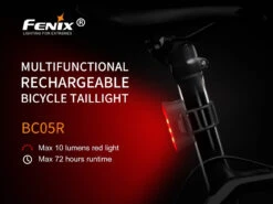 Fenix BCO5R Multifunctional Rechargable Bicycle Tail Light -Stanley Store BC05R 01 E 82786.1542211097
