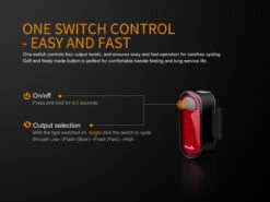 Fenix BCO5R Multifunctional Rechargable Bicycle Tail Light -Stanley Store BC05R 10 E 93270.1542211099