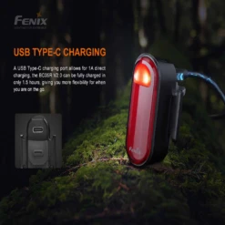 Fenix BC05R V2.0 Rechargeable Bike Tail Light -Stanley Store BC05RV2.0 12