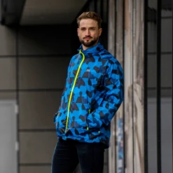 Mac In A Sac Origin 2 Edition Jacket Unisex 10000mm -Stanley Store Blue Camo 3 1