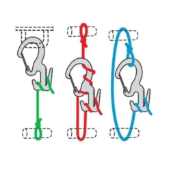 Nite Ize Figure 9® Carabiner Rope Tightener - Small - 2 Pack With Rope - Black -Stanley Store C9S 25 2R3 3