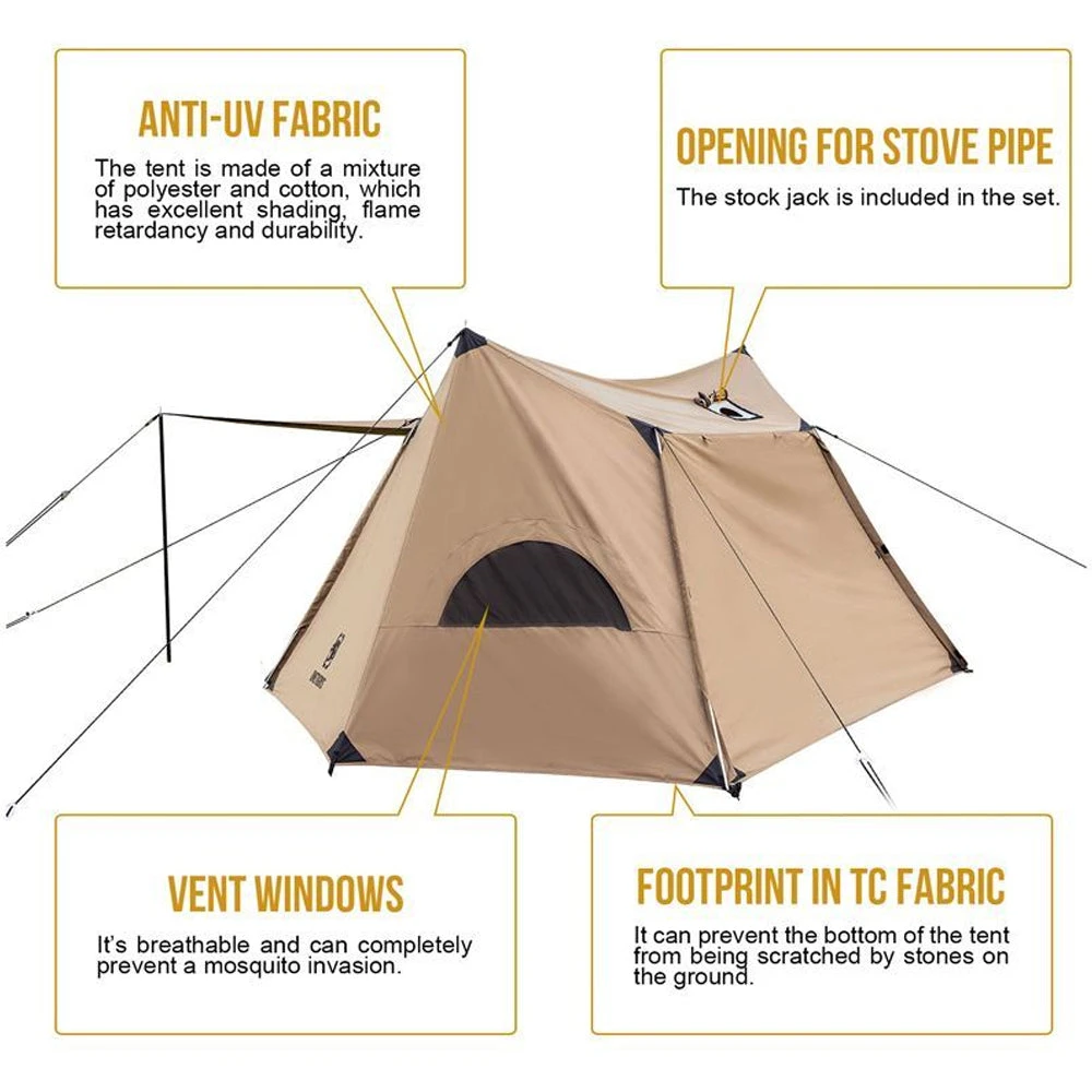 OneTigris Solo Homestead Camping Tent (TC Version) 6 OneTigris Solo Homestead Camping Tent (TC Version) - Image 4