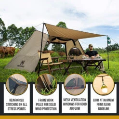 OneTigris Solo Homestead Camping Tent 8 OneTigris Solo Homestead Camping Tent -Stanley Store CE BHS07 CB A 04