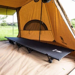 OneTigris Outdoor Foldable Camp Bed - Black -Stanley Store CE ZDC01 BK 05