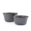 Barebones Enamel Mixing Bowl Slate - Set Of 2 -Stanley Store CKW 378 02