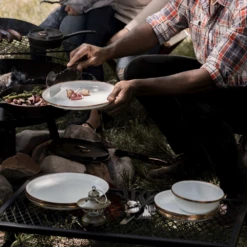 Barebones Enamel Salad Plate - Set Of 2 -Stanley Store CKW 392 03