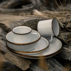 Barebones Enamel Salad Plate - Set Of 2 -Stanley Store CKW 392 05