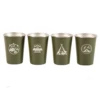 Camp Leader 4 Pcs Stainless Steel Cup - Green -Stanley Store CL01 GRN 02