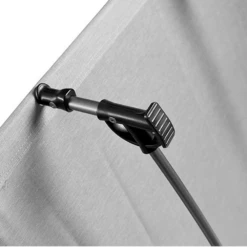 Camp Leader Low Collapsible Camp Bed -Stanley Store CL26 GRY 04