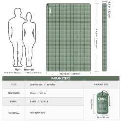 Etrol Whale Double Inflatable Sleeping Pad -Stanley Store CQD 2 Be 08