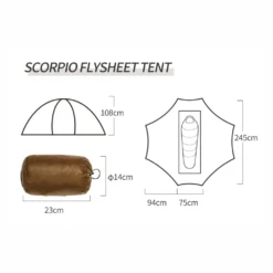 Thous Winds Scorpio Flysheet Tent -Stanley Store Dimension b95a127c de5f 4560 a89b f6d0601dcdb2
