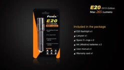 Fenix E20 XP-E2 LED Flashlight (2015 EDITION) -Stanley Store E202015 15 E 02507 78159.1443050098