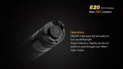 Fenix E20 XP-E2 LED Flashlight (2015 EDITION) -Stanley Store E202015 6 E 22843 66149.1443050098