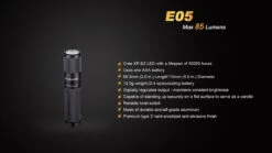 Fenix E05 XP-E2 LED Flashlight -Stanley Store E25 15 14543 96023.1443049304