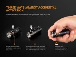 Fenix E18R XP-L Hi Led Flashlight Black 750 Lumen -Stanley Store Fenix E18R EDC Flashlight lock out