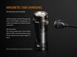 Fenix E18R XP-L Hi Led Flashlight Black 750 Lumen -Stanley Store Fenix E18R EDC Flashlight magnetic charging 1