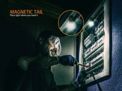 Fenix E18R XP-L Hi Led Flashlight Black 750 Lumen -Stanley Store Fenix E18R EDC Flashlight magnetic tail