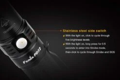 Fenix PD32 XP-L Hi LED Black 2016 Edition -Stanley Store Fenix PD32 Flashlight Side Switch