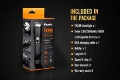 Fenix TK20R Rechargeable Tactical Flashlight -Stanley Store Fenix TK20R Flashlight included