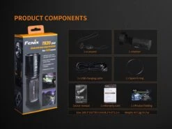 Fenix TK35 UE LED Flashlight 2018 Edition -Stanley Store Fenix TK35 2018 Flashlight included