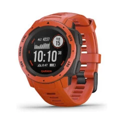 Garmin Instinct GPS Smartwatch - Graphite -Stanley Store Flame red