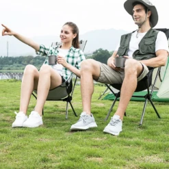 Hewolf Space Medium Aluminum Alloy Foldable Chair -Stanley Store HW J2049 BLK 4