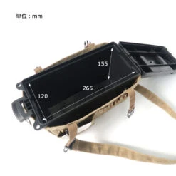 Post General Waxed Canvas Ammo Tool Box -Stanley Store Innerdimension